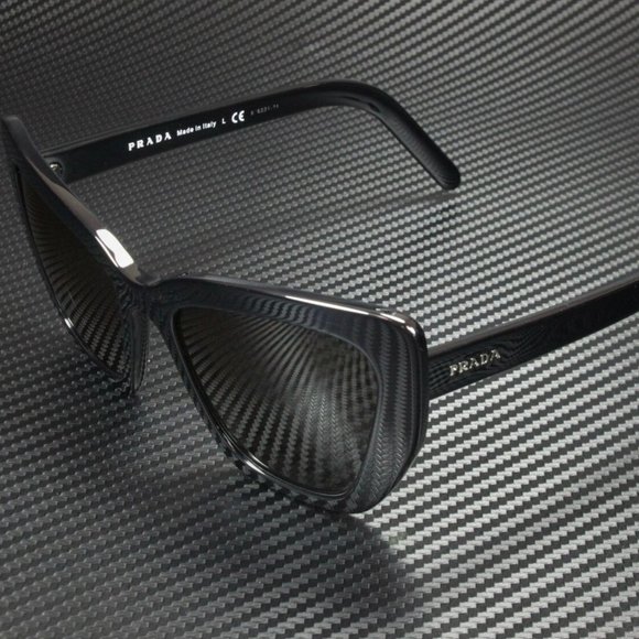 Womens Prada Black and Grey Sunglasses